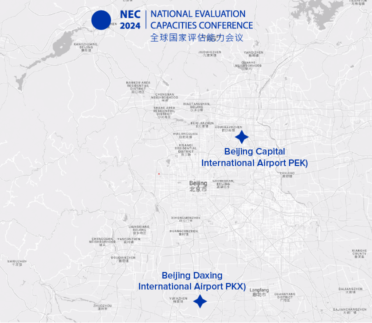 NEC area map